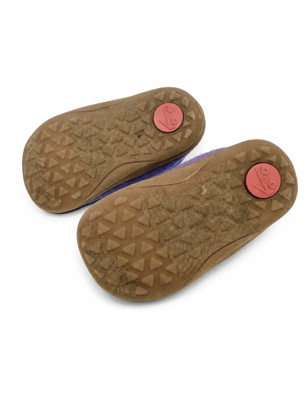 See Kai Run Purple and Pink Kids Slip-On Shoes with Lamb Motif
